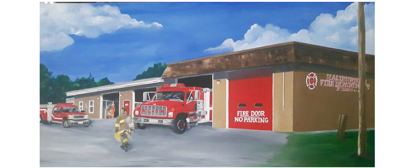 Illustration of Haliburton Fire Station